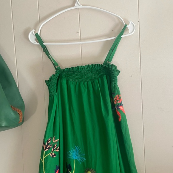 Green Anthropologie dress - Picture 4 of 10